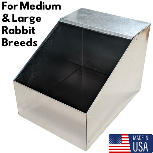 Standard metal rabbit nest box - standard,